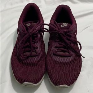 Maroon Nike Sneakers